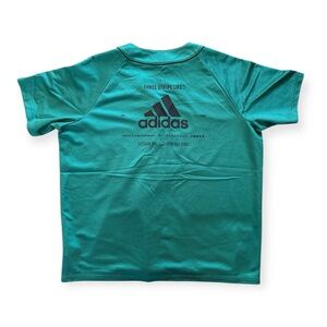 Adidas Turquoise Teal Baseball Sport Jersey Xxl 2XL The Stripe Life NEW